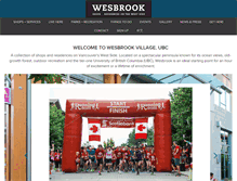 Tablet Screenshot of discoverwesbrook.com